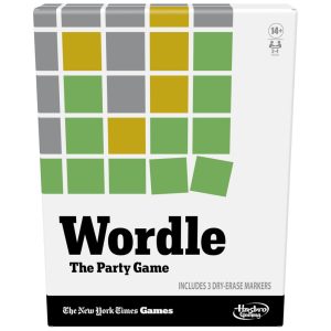 Jogo de Tabuleiro para Adultos Wordle The Party Game com 4 Modos para Maior Diversão para 4 Jogadores Hasbro F8348
