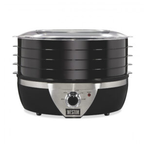 Desidratador de Alimentos 4 Bandejas com Controle de Temperatura 500W 110v WESTON BRANDS 75 0640 W Preto