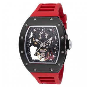 Relógio Masculino Automático Invicta S1 Rally com Mostrador Esqueleto 41mm Vermelho 49027