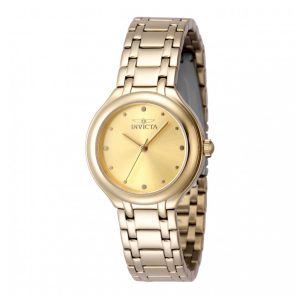 Relógio Feminino Invicta Wildflower 32mm em Dourado 48227