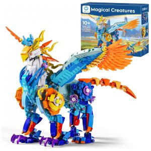 Kit Sillbird Criaturas Mágicas com 1212 Peças para Montagem Decorativa de Animal Fantástico