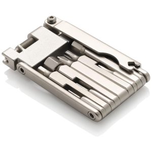 USA Kit de Reparo Emergencial de Bicicleta e Bolsa de Transporte 13 Peças CECO Prateado