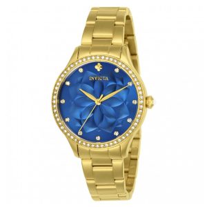 Relógio Feminino Invicta Wildflower 35mm Dourado 24537
