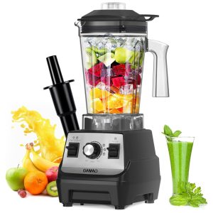 Liquidificador de Bancada Profissional 17L com Lâminas de Aço Inoxidável Sem BPA e Trava de Segurança 110V 1800W OMMO Preto