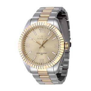 Relógio Invicta Specialty Masculino - 43mm Ouro e Aço (47457)