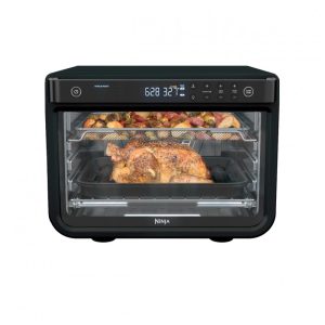 Forno Elétrico 8 em 1 com Função Air Fryer 110V 1800W Ninja DT202BK Preto
