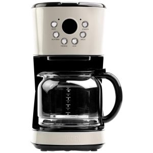 Haden 75028 Cafeteira Proframável Retro Capacidade 1.5L Aço Inox 110V Creme
