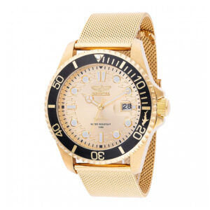 Relógio Masculino Invicta Pro Diver Curve 43mm Dourado 47177