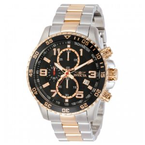 Relógio Masculino Invicta Specialty 45mm em Aço e Ouro Rosa 14877