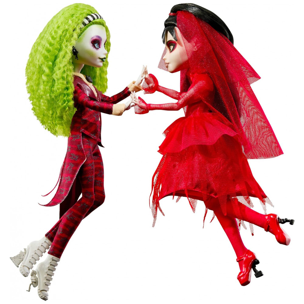 Monster High Skullector Beetlejuice & Lydia Deetz 2-Pack – Bonecas Colecionáveis - Imagem 5