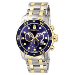 Relgio Pro SCUBA Masculino - 48mm. Ao. Ouro 0077 Invicta