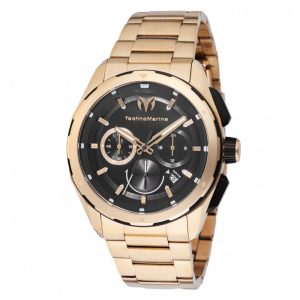 Relógio Masculino TechnoMarine Ocean Nomad 43mm Dourado TM318097