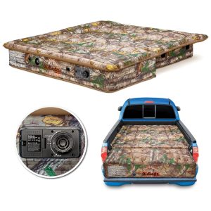 Colchão Inflável Casal com Bomba Embutida Para até 450KG Pittman Outdoors PPI405 Camuflado