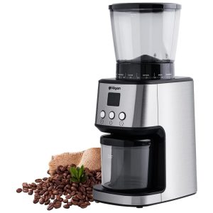 Moedor de Café Elétrico com Temporizador e 51 Configurações de Moagem 110V 165W Ollygrin Prata