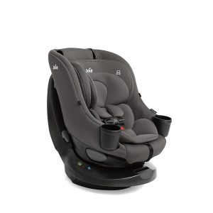 Cadeirinha de Bebê Joie Chili Spin 360 2-em-1 com Giro 360º e Instalação Fácil – Conectores LATCH e Cinto de Veículo. Cor: Thunder.