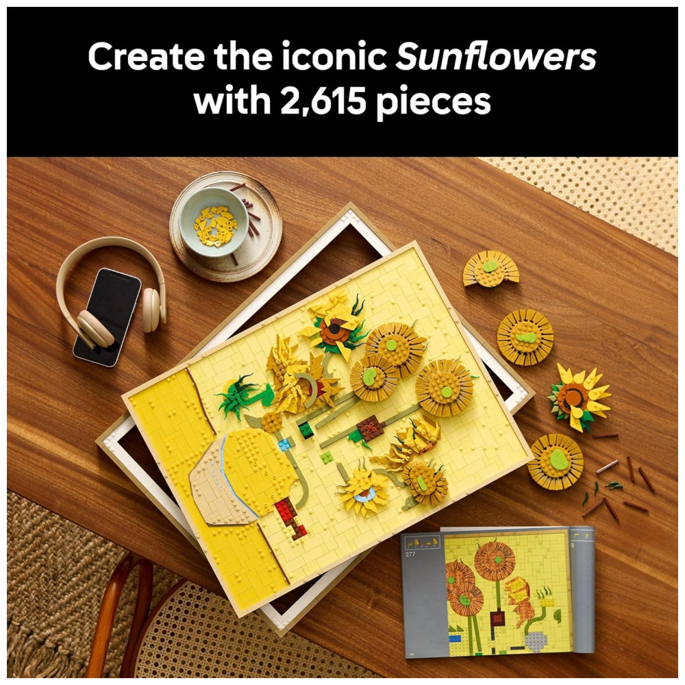 LEGO Art 31215 – Vincent van Gogh: Sunflowers – Kit de Arte em Blocos - Imagem 3