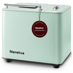 Panificadora Automática 20 em 1 com Controle Digital e 2 Tamanhos de Pão 110V 565W Neretva Verde