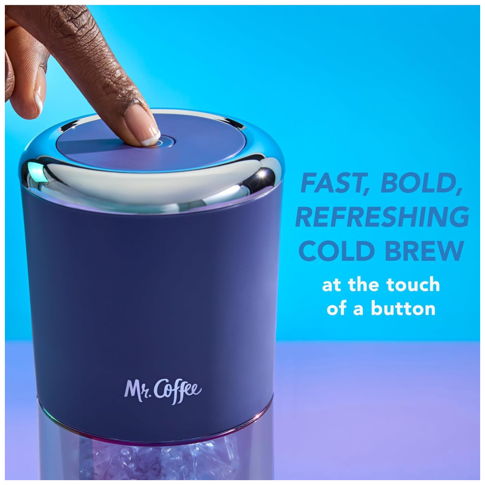Máquina de Café Mr. Coffee® Express Cold Brew Máquina para Café Gelado em 10 Minutos Cor Índigo. - Imagem 3