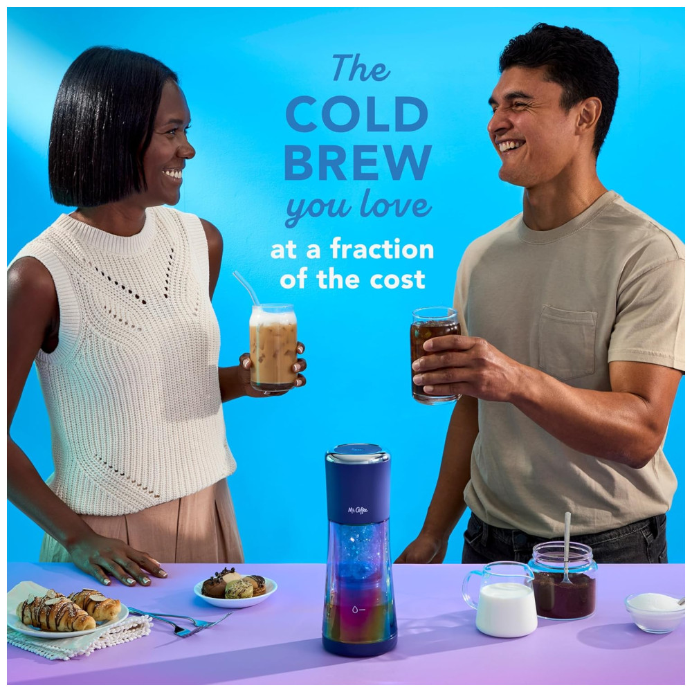 Máquina de Café Mr. Coffee® Express Cold Brew Máquina para Café Gelado em 10 Minutos Cor Índigo. - Imagem 4