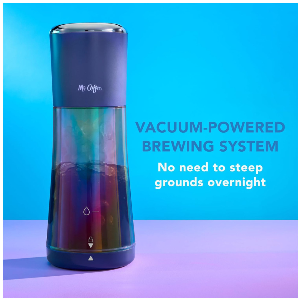 Máquina de Café Mr. Coffee® Express Cold Brew Máquina para Café Gelado em 10 Minutos Cor Índigo. - Imagem 5