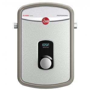 Rheem RTEX-08 Aquecedor Elétrico de Água Sem Tanque 8kW 240V Compacto e Eficiente