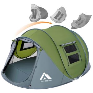 Barraca Suspensa Portátil para Acampamento Camping LONDTREN Verde