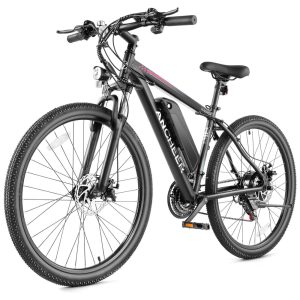 ANCHEER Bicicleta Elétrica Motorizada 21 Velocidades e 3 Modos 500W Preta