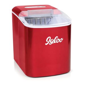 Máquina de Gelo Automática Portátil até 11 kg de Gelo em 24h 110v IGLOO ICEB26RR Vermelho