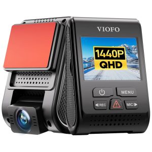 Câmera Veicular A119 Full HD 2160p 140 com GPS e Controle Remoto Gravação 4K Ultra HD Visão Noturna Wi Fi VIOFO A119V3GPS Preto