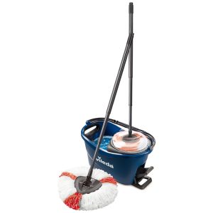 Mop Giratório com Balde de Centrifugação Vileda Turbo EasyWring Azul