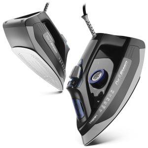 Ferro de Passar á Vapor com Base em Aço Inoxidável Resistente 1700W 110v PURSTEAM WORLDS BEST STEAMERS PSSI 01 Azul