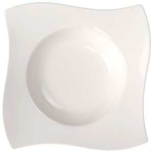 Prato para Massa ou Sopa de 28 cm Elegância e Praticidade em Sua Mesa com Formato Redondo e Material de Porcelana Villeroy Boch Branco