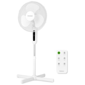 Ventilador Pedestal com Controle Remoto Oscilação de 80° 3 Velocidades 3 Modos e Temporizador 110V HOLMES Branco