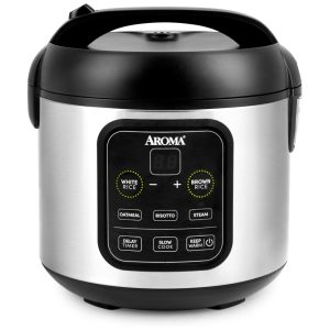 Panela Elétrica de Arroz 1 L 450W preta 110v AROMA HOUSEWARES ARC 994SB Preto