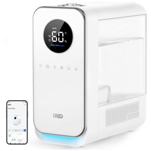 Umidificador Ultrassônico 5 Litros com Difusor de Óleo e Luz Noturna Dreo Branco
