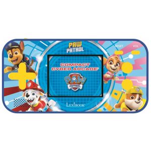Console de Jogos Portátil Cyber Arcade Paw Patrol Chase com 150 Jogos Tela LCD e Operado por Bateria LEXiBOOK Vermelho e Azul