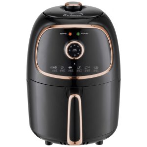 Fritadeira Elétrica AirFryer 2L com Desligamento Automático e Temporizador 110V 1200W Brentwood AF202BKC Preta