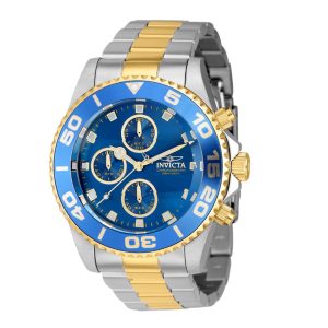 Relgio masculino profissional - 43 mm. Ao. Ouro ZG-43408 Invicta