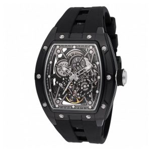 Relógio Masculino Invicta S1 Rally Automático com Mostrador Esqueleto 44mm Preto 49018