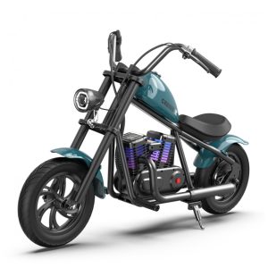 Moto Elétrica Infantil a Bateria 24V 160W com 3 Velocidades Atinge até 16 KM H HYPER GOGO Azul