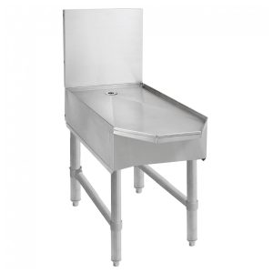 Suporte Advance Tabco SCFD-18 em aço inox para máquina de bebidas congeladas 46 x 71 cm