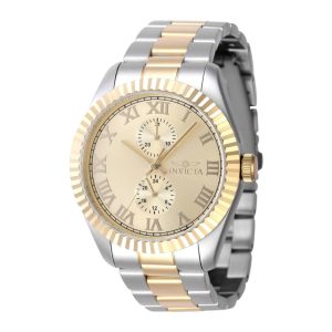 Relógio Masculino Invicta Specialty - 43mm Ouro e Aço Inoxidável (Modelo 47428)