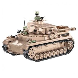Kit de Construção Tanque Panzerkampfwagen IV com 559 Peças COBI Bege