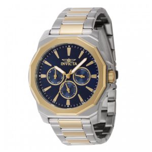 Relógio Masculino Invicta Speedway Multifuncional 42mm Dourado Aço 46848