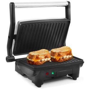 Sanduicheira Panini Aço Inox 1000W 110v ELITE PLATINUM BY MAXI MATIC by Maxi Matic EPN 2976 Prateado