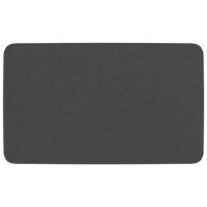 Prato Multifuncional com Formato Retangular e Material de Porcelana Premium Villeroy Boch Preto Fosco