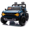 Carrinho Elétrico Licenciado Infantil 2 Lugares 24V, Ford Bronco Raptor 4x4, 2 Motores 90W, Bluetooth, Suspensão 4 Rodas, Controle Remoto, YOFE, Azul