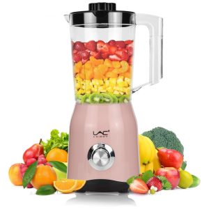 Liquidificador Portátil LAC LAICHY Rosa 300W Copo 15 L e Moedor de Café 110V