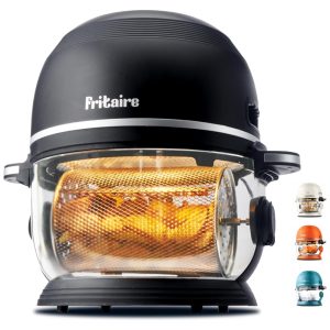 Air Fryer de Vidro 5L com Visão 360 e Tecnologia Vortex. Livre de Toxinas e Autolimpante. Potencialize sua Cozinha. Fritaire
