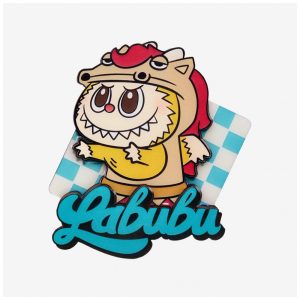 Imã de Geladeira Caixa Surpresa da Série THE MONSTERS Lets Checkmate da Pop Mart